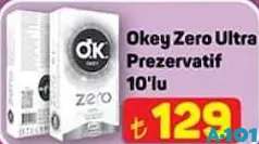 OKEY ZERO ULTRA PREZERVATİF 10'LU